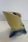 Vintage Shawnee Pottery Pixie Elf Pottery Planter Small Vase Blue Yellow