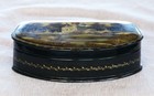 Vintage Hand-painted Russian Fedoskino Lacquer Box     winter    Signed 