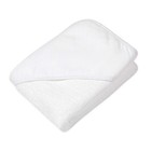2-pack Organic Cotton Hooded Towels  Bright White  Size