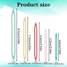 20 Pack Plastic Large Eye Yarn Needles Knitting Crochet Darning Multi Color