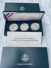 1994 Us Mint U s  Veterans Commemorative Silver Dollar 3 Coin Uncirc  Set Coa