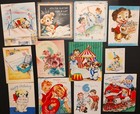 48 Vintage Birthday Greeting Cards 1930s 60s Scrapbook Popup Mechanical Diecut