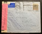 1941 Nassau Bahamas Airmail Dual Censored Cover To Cork Ireland Via Usa