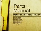 Caterpillar Cat D5n Crawler Tractor Dozer Parts Manual 2004 Agg Akd