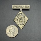 Parvuli Dei Catholic Boy Scout Religious Medal Pin Award Silver Tone 2 