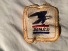Vintage Usps Postal Service Us Mail Patch Eagle Yellow Border 3  X 3 1 4 