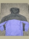 Vintage 90s Rei Elements E1 Hooded Shell Jacket Purple Youth L 12 14 Uc-266