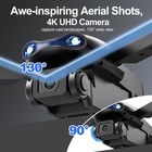 Drone E99 Rc Drone With 4k Hd Dual Camera Wifi Fpv Foldable Quadcopter Aircraft