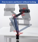 Long Arm Tablet Stand Phone Holder Lazy Bed Desk Mount For Iphone Ipad Tablet