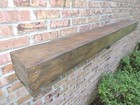 Reclaimed Barn Wood Fireplace Mantel  Beam  Floating  Rustic Salvaged  6x8x72   
