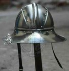 Kettle Hat Armor Helmet Medieval Knight Crusader Steel Armor Larp Sca Helmet