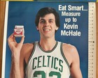 Vintage Boston Celtic Eat Smart Measure Up To Kevin Mchale 77   x 26    Poster Nbo 