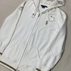 Vtg 2007 Us Open Ralph Lauren Womens Hooded Jacket Gold And White