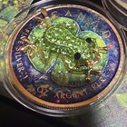 2026 Canada Maple Water Frog Jeweled Uv Colorized 9999 Silver Coin Mintage 250