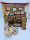 Calico Critters Red Roof Cozy Cottage House With Furniture  Food    4-koala s