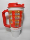 Vintage Nfl Super Bowl Xxxv Plastic Travel Mug Cup Ravens Giants Football 