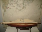 Vintage Pond Sailboat 6lbs Nautical Maritime   12