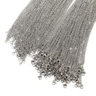 Wholesale 100pcs Silver Stainless Steel O Link Chain Necklaces