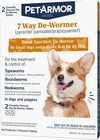 7 Way De-wormer For Dogs  Oral Treatment For Tapeworm  Roundworm   Hookworm In S