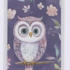 Owl Aesthetic Bookmark For Books  Gift For Bookworms  2x6    Laminated  Purple