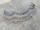 Very Desirable  1860s To 1870s  Uncommon Style Antique Cast Iron Fireplace Guard