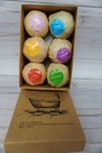 Set Of 6 Bath Bombs Sealed 6 Organic Handmade Large 2 1 Oz 100  Natural Bath