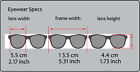 Cat Eye Multi Focus  reading Glasses Clear Lens 3 Strengths In 1 Reader