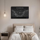 Higly Detailed Equatorial Star Map Poster - Constellations With Star Names
