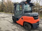 2020 Toyota 8000 Lb  Solid Pneumatic Forklift With Side Shift And  2 Stage Mast