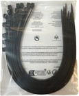 36 Inch Heavy Duty Zip Ties 175lb Uv Resistant Nylon Black 12 Pack