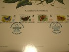 Limited Edition First Day Lithograph guernsey Butterflies  1981 Stamps