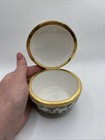 Beautiful Vintage Italian Hinged Covered Dish  Vanity  Trinkets Or Jewelry Euc