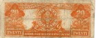 1906  20 Gold Certificate  Middle Grade Better Twenty Dollar Note  Better Issue