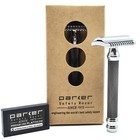 Parker 26c -three Piece Smooth Open Comb Double Edge Safety Razor   5 Blades
