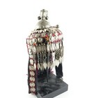 Antique Central Asian Turkic Persian    telpak     Ornate Wedding Headdress