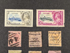 Ceylon 1883-1935 Lot Of 11 Old Stamps - Overprints 