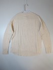 Philosophy 100  Cashmere Sweater Women M Ivory Nwt Drop Shoulder Hi Low Hem