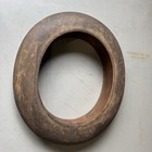 Vintage Millinery Wood Hat Rim Block Form Mold 7 1 2 X 2 3 8