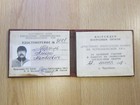 Soviet Russian Liquidator Acciden Chernobyl Nuclear Power Plant Original Pin Doc