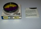 Old New Stock Hoya  49mm Dual-color Y p Yellow- Purple Filter With Case And Box