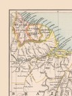 Historic Map - Brazil Southeast - Bartholomew 1892 - 30 26 X 23