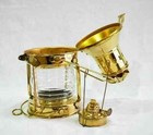 Solid Brass Antique Nautical Miner Ship Vintage Oil Lamp Maritime Lantern Style