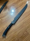  open Box 37   Handmade Cast Manganese Steel Chopping Blade Sword pirate navy