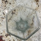 Vintage Indiana Hoosier Clear Glass Vase  4041 Hexagon 10 25    Tall