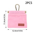 2pcs Pink   Blue Dog Treat Pouch For Pet Training  Hand