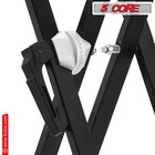 Piano Keyboard Stand Double X Braced Hvy Duty Adjustable For 49-88 Key W  Straps