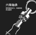 Ball Bearing Swivels With Crane Duo Lock Snap Fishing Tackle  0    4