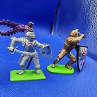 Vintage Britain s 1971 Deetail Medieval Knights Lot Of 6 W  Bow Mace Sword Axe