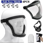 5x Full Face Super Protective Mask Anti-fog Shield Safety Transparent Head Cover