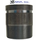 4  X 4  S 40 A53 Steel Pipe Nipple Grooved X Thread  npt  N2130614grv